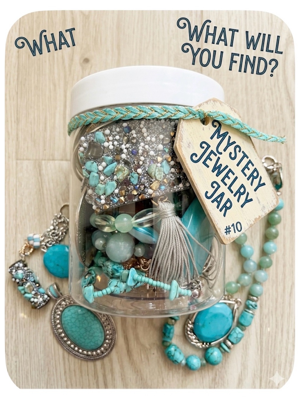 Cowgirl Candy Mystery Jewelry Jar #10 🤠💎 Turquoise Boho Western Bundle